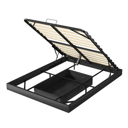 WoodenAura Polsterbett Bettgestell Doppelbettgestell, Geräusche leicht aufzubauen. Kunstleder-Bettrahmen 160 x 200 cm  modernes