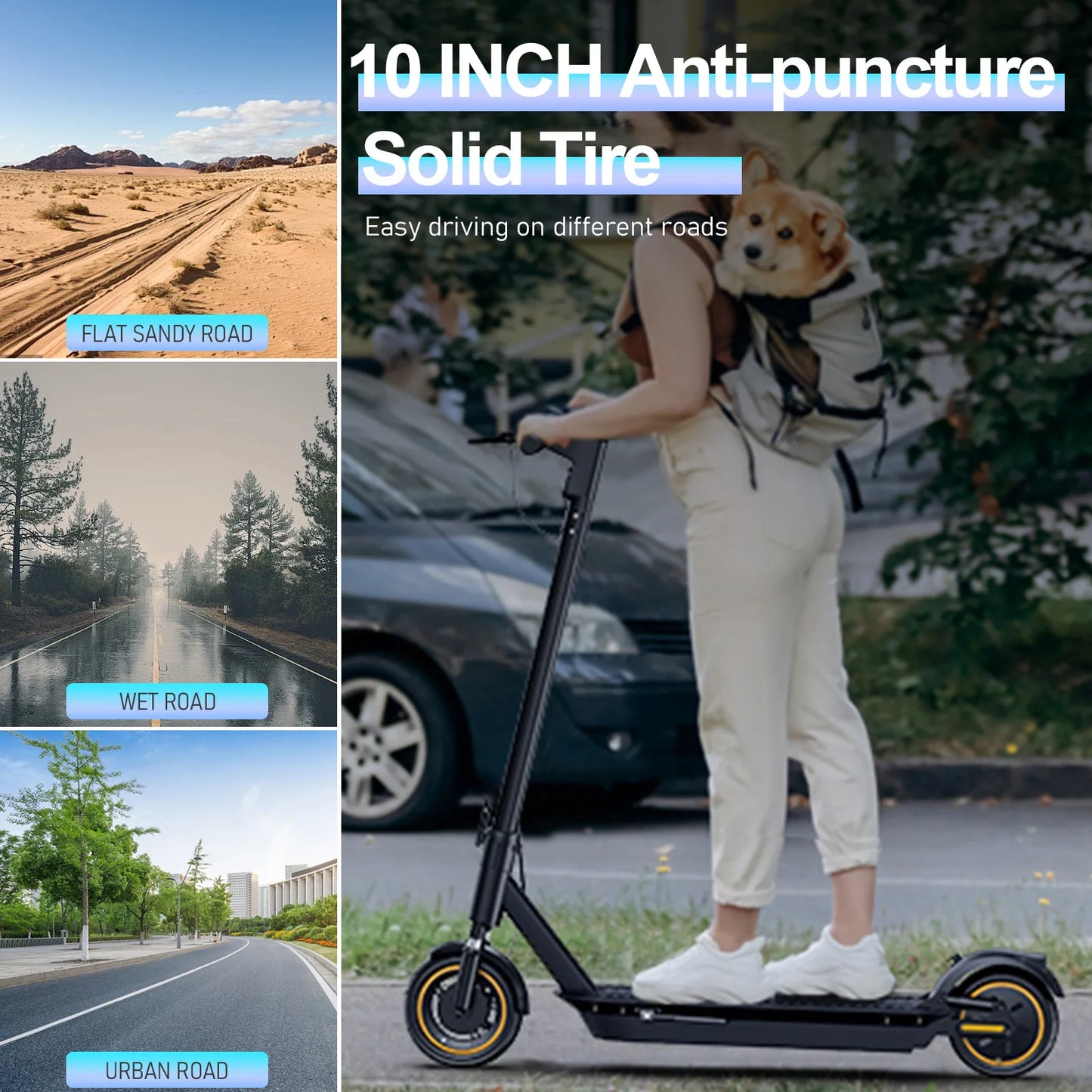 JUICEASE MAX4 Pro 800W Electric Scooter Smart APP 35-45KM Range Adults Electric Scooter Dual Shock Absorber Foldable Escooter.