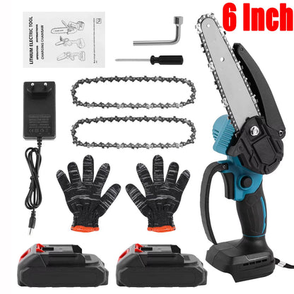 3000w 8 Zoll elektrische Kettensäge Hand tragbare Kettensäge Baum Holz schneider Schnitt Garten Elektro werkzeug für Makita 18V Batterie