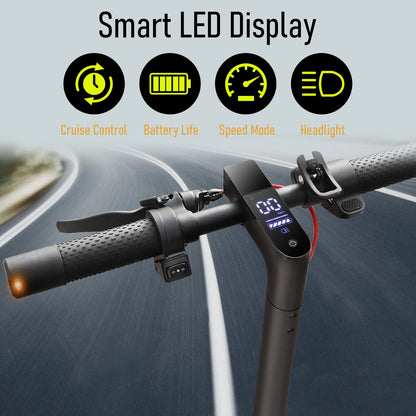 2025 New AOVOPRO Turn Signal Electric Scooter 350W 8.5 Inch Tire APP Smart Escooter 31KM/H 36V10.5AH Electric Scooter for Adults