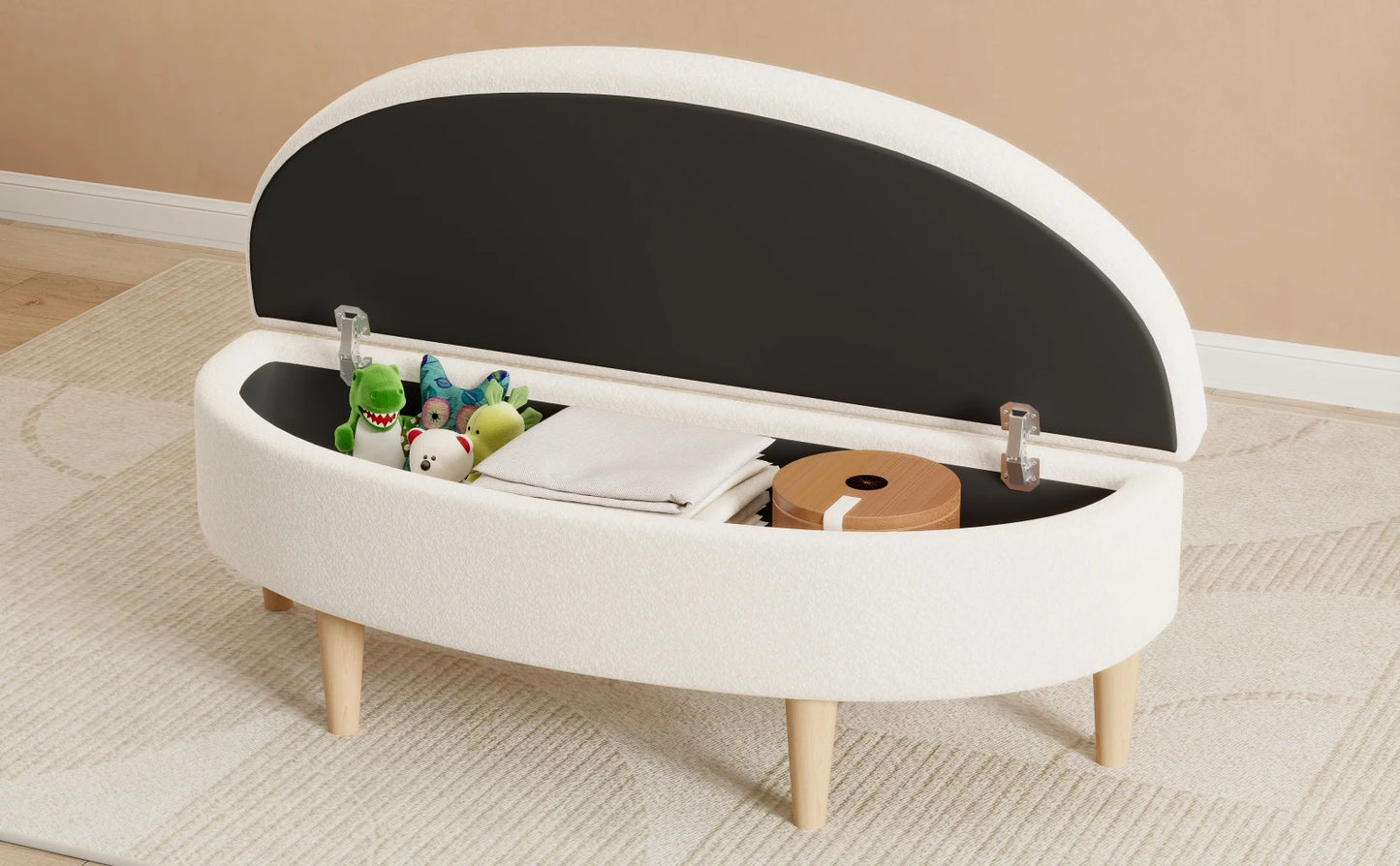 Rosahqnda Komplettschlafzimmer Set,Polsterbett + Bettbänke ,Hydraulisch Doppelbett, Verstellbares Kopfteil