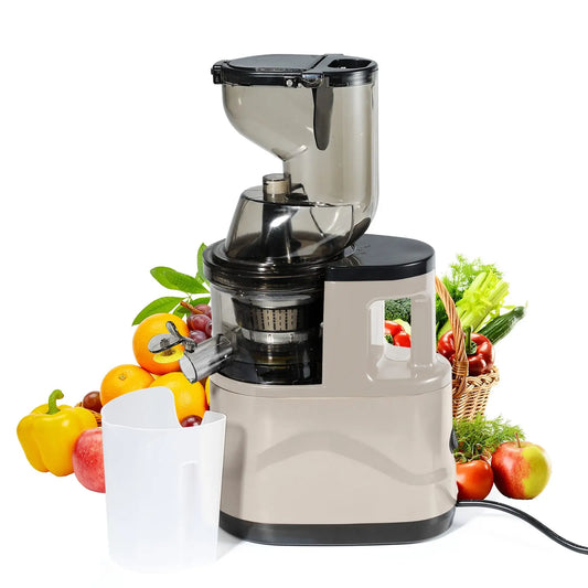 Full automatic wide-diameter multifunctional House fruit juicer portable juice redeparation juice juicer.