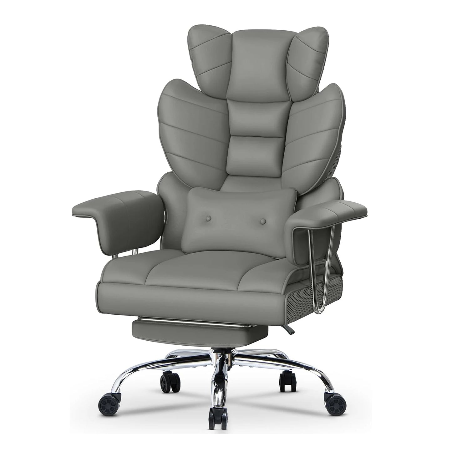 Desk Chairs Ergonomic Office Chair PU Leather Computer Chairs Adjustable Big High Back Executive Chair Swivel Chair