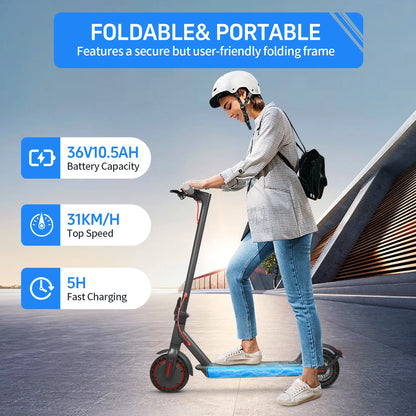 JUICEASE TUYA/TX01 Scooter Electric Scooter for Adults 8.5 Inch Tire Portable Lighting Cruise Control Escooter 350W 5-30KM Range