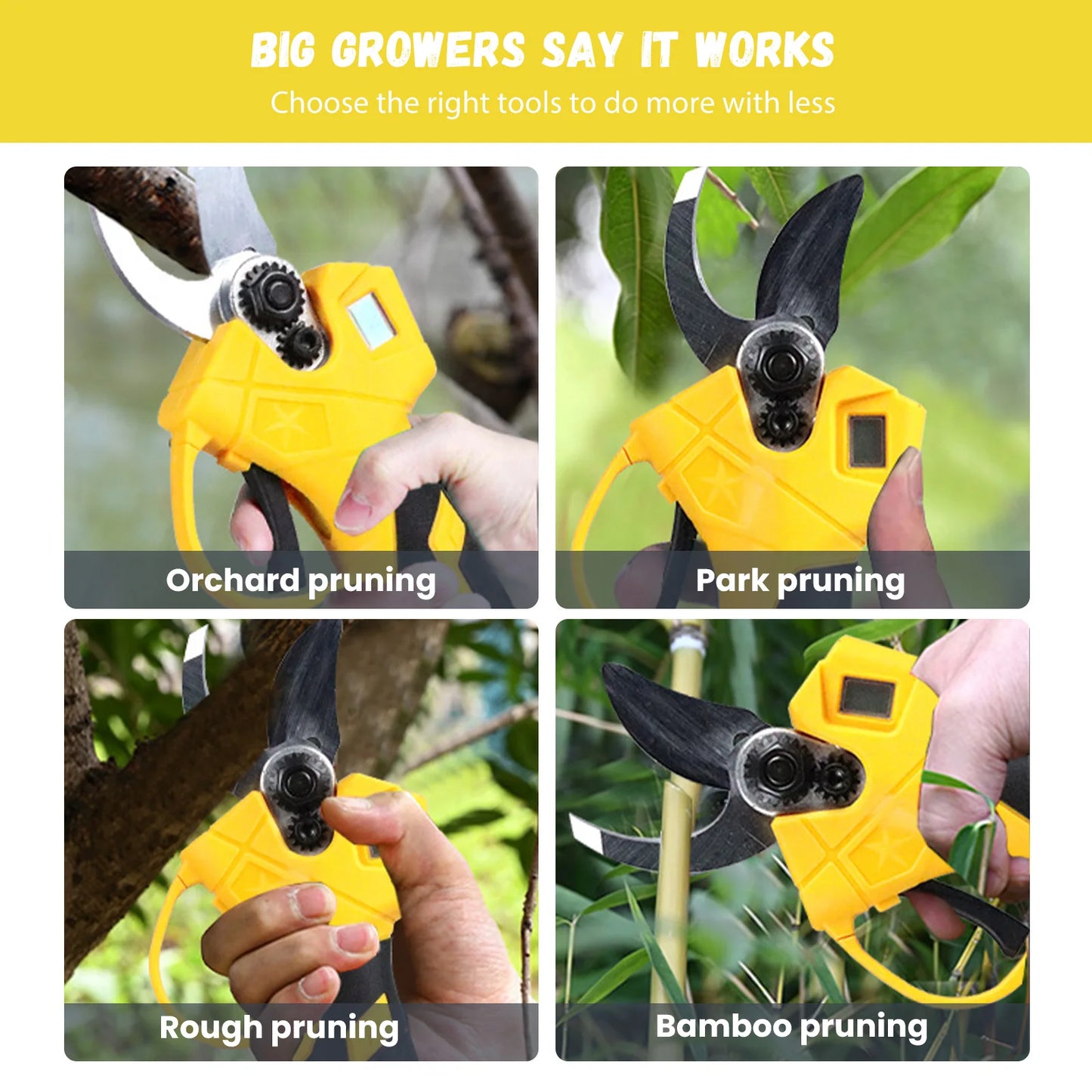 1500w 30mm bürstenlose elektrische Gartens chere Scher schnur lose Obstbaum Bonsai Schnitt zweige Cutter Elektro werkzeug für Makita 18V Batterie