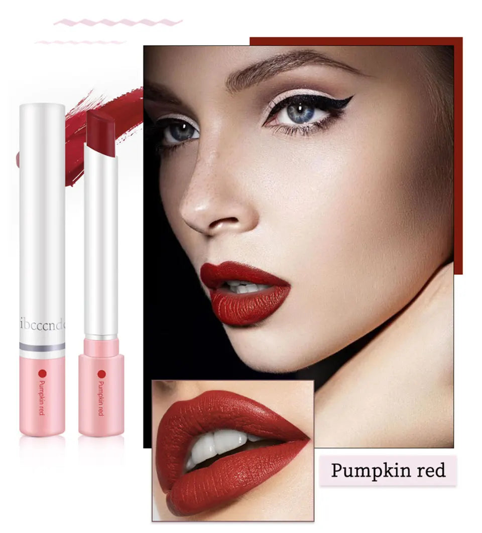 4 pcs/set Cigarette Lipstick Set Long Lasting Lip Glaze Matte Lip Gloss Waterproof Lip Stick Tube Nude Lip Tint Makeup Cosmetics