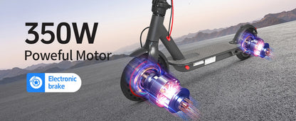 JUICEASE TUYA/TX01 Scooter Electric Scooter for Adults 8.5 Inch Tire Portable Lighting Cruise Control Escooter 350W 5-30KM Range.