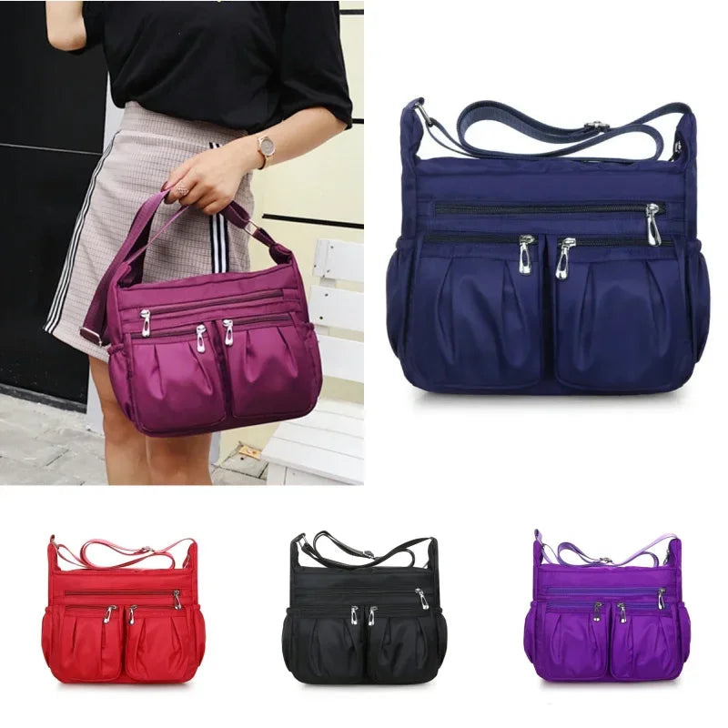 Women Nylon Waterproof Bag Messenger Bags For Lady Crossbody Large Capacity Travel Shoulder Bag Casual Handbags High Quality