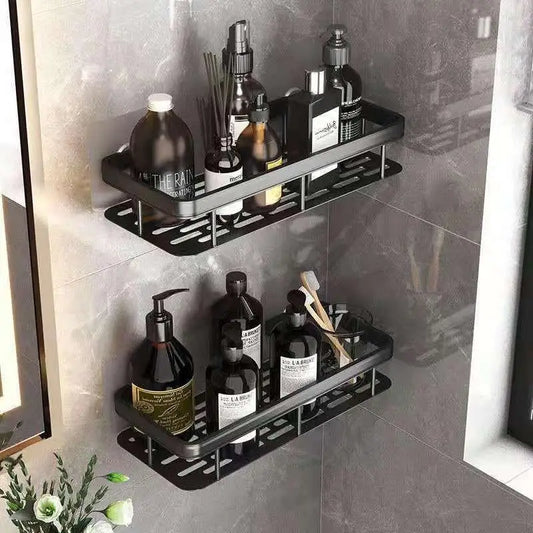 Wandbehang Ecke Rechteckiges Rack Badezimmer Regal Handtuchhalter Regale Wand Dusche Shampoo Rack Kein Bohrer Regal Stativ