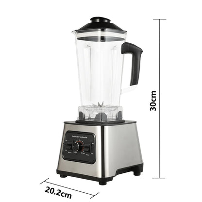 6000W Power multi-function Professional Blender 4-Blade 2-In-1 Wall Breaking Machine 2.5L Container Ice Nut Fruit mix Strong.