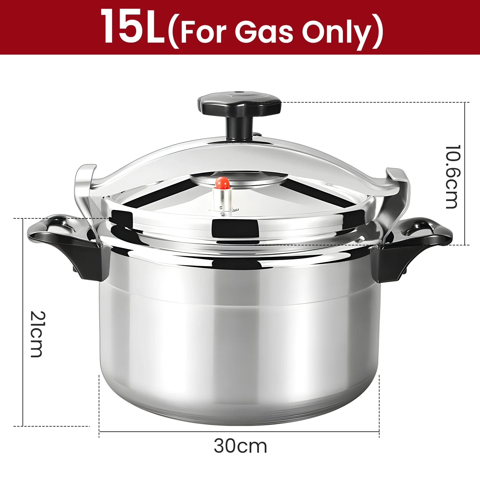 3L/7L Aluminum Pressure Cooker Multifunctional Pressure Cooker Gas Stove Household Restaurant Explosion-proof Pressure Cooker.