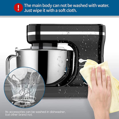 1000w Powerful Stand Mixer Electric Blender Household Noodle Bread Maker Food Processor Multifunctional Kitchen Mixer with Bowl.