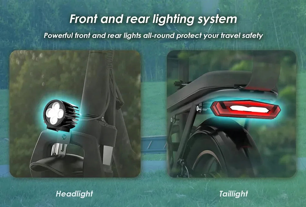 KuKirin C1 Pro Adult Electric Scooter With Seat 14" Tire 500W Motor 48V 26Ah Battery 45km Max Speed Electric Motorcycle.