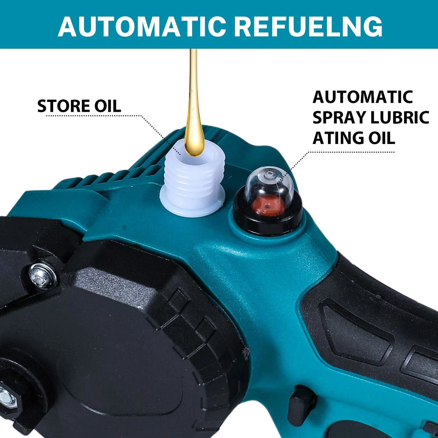 3000w 8 Zoll elektrische Kettensäge Hand tragbare Kettensäge Baum Holz schneider Schnitt Garten Elektro werkzeug für Makita 18V Batterie