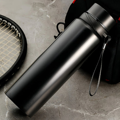 1L Stainless Steel In-vehicle Thermos Water Bottle Keep Cold and Hot Water Bottle Thermos for Water Tea Vacuum Flasks.