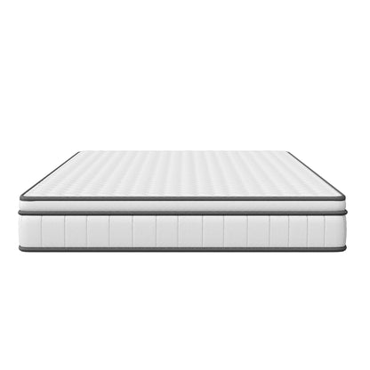 Mattress 140x190cm,Height 25cm, Pocket Spring Mattress with Comfort Foam, Mattress for Adults, Medium Hardness
