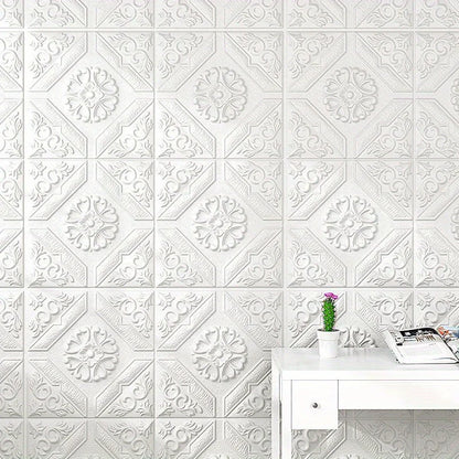 35*35cm Ceiling Roof Decoration Wallpaper Self-adhesive Bedroom 3D Waterproof Background Wall Wallpaper