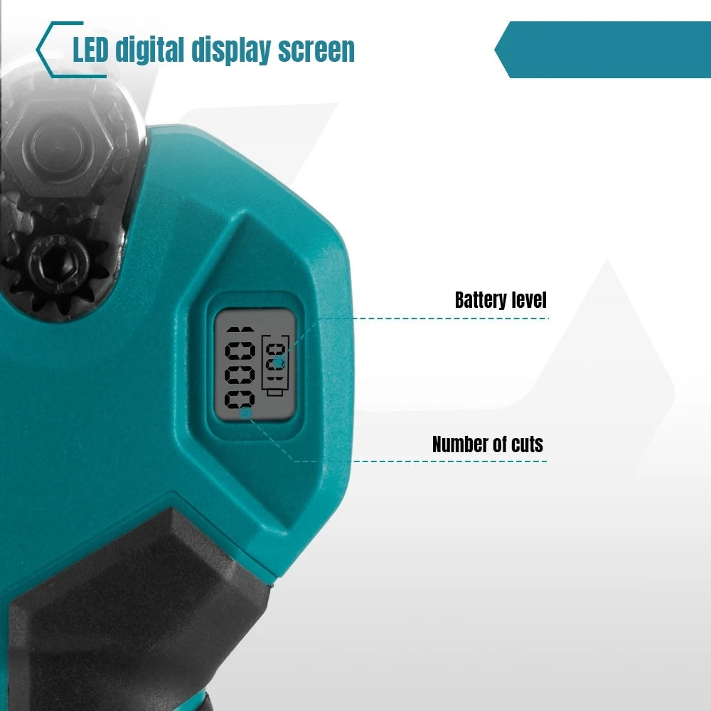 30mm bürstenlose elektrische Ast schere 2 Gänge Akku wiederauf ladbare Obstbaum Bonsai Schnitt Elektro werkzeug für Makita 18V Batterie