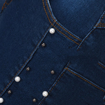 New Arrival Women's High Waist Jeans Fashion Slim High Elastic Jeans Skinny Denim Pencil Pants butt shaping jeans S-2XL.