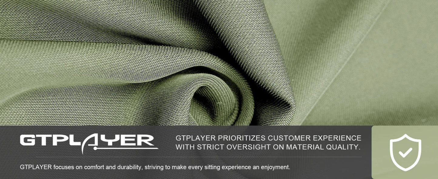 GTPLAYER Gaming Stuhl, Gamer Stuhl, Atmungsaktiver Bürostuhl aus Hochwertigem Stoff, Ergonomischer PC-Stuhl, Verstellbarer