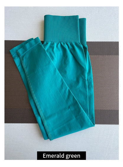 TKITK Solid Leggings Women Seamless Sports  Scrunch Bum Tights cycling shark pants Yoga shorts Gym navigation nv Workout wear