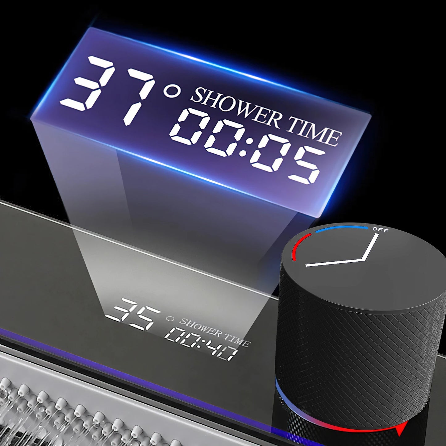 Multifunktionales, intelligentes Wasserfall-Küchenspülbecken aus Edelstahl mit integriertem Digitalanzeige, großes Küchenspülbecken mit einem Schlitz