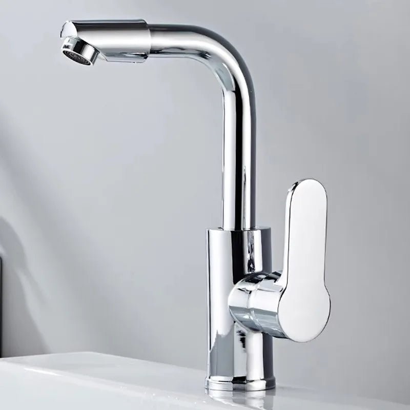 360° Rotating Basin Faucet Kitchen And Bathroom Dual-use Hot and Cold Water Faucet Splash-proof