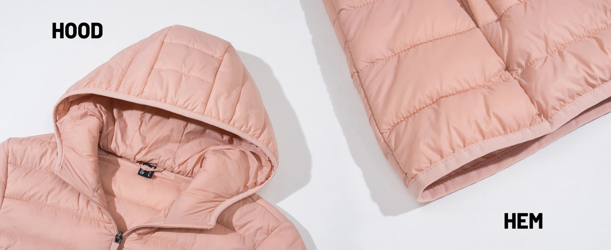 TACVASEN Full Zip Up Hooded Puffer Jacket Womens Winter Quilted Warm Coats Casual Windbreaker Padded Lightweight Outdoor Outwear.