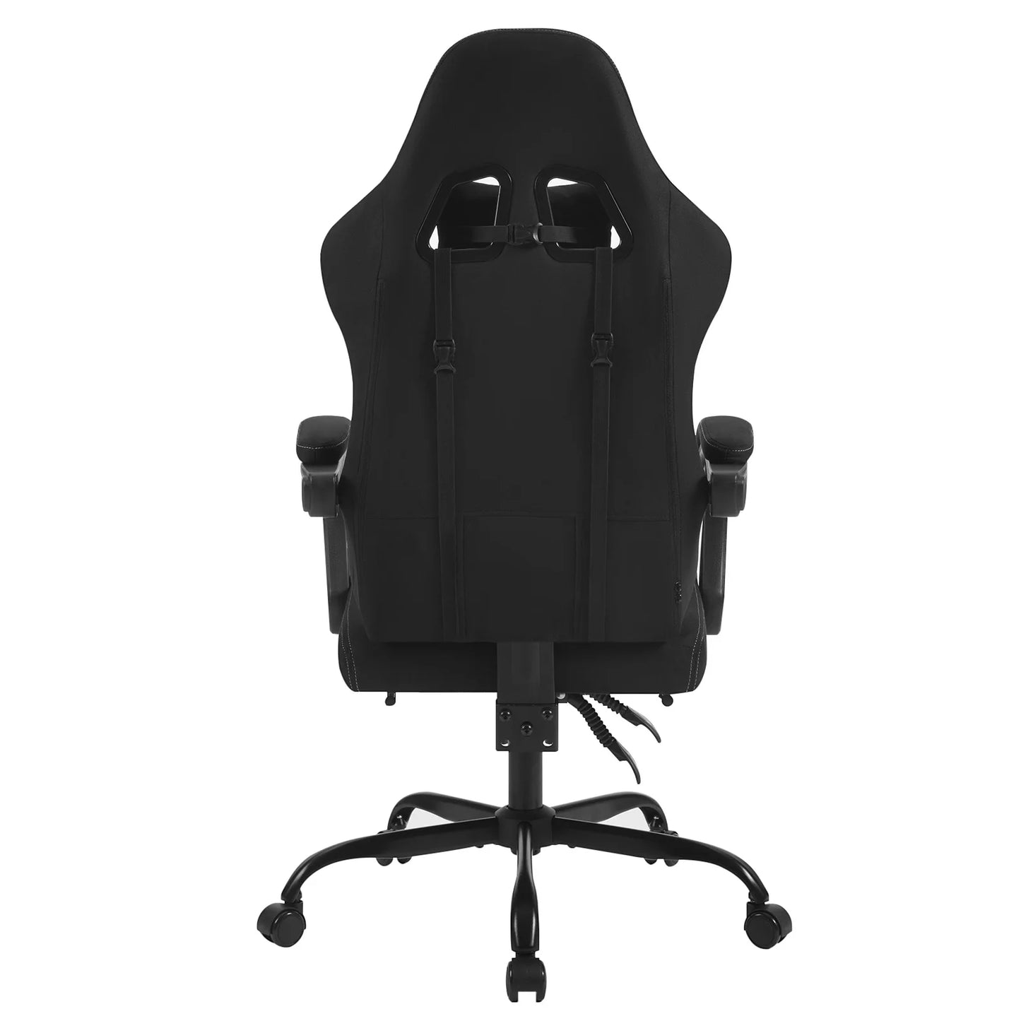 WOLTU Computer-Gamer-Stuhl, ergonomischer drehbarer PC-Gaming-Stuhl mit Taschenfederkissen, Massagefunktion für Büro und Zuhause