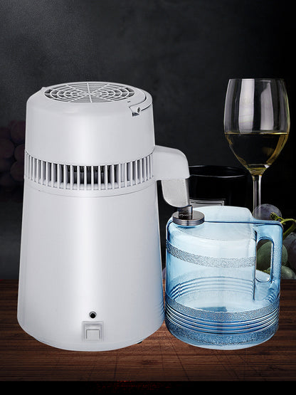 SucceBuy 4L Water Distiller Purifier Filter Dispenser Heating Drinking Bottle Softener 304 Stainless Steel Home Appliance.