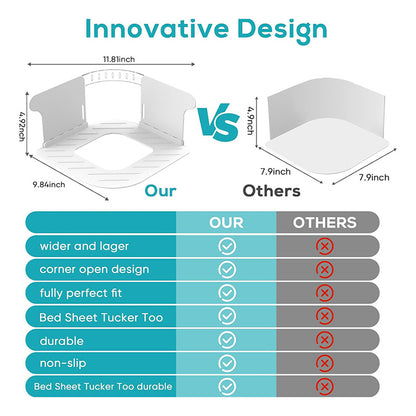 2025 New Invisible Bed Sheet And Bed Cover Detachable Daily Fastener Bed Sheet Clip 4-piece Set To Prevent Displacement Artifact.