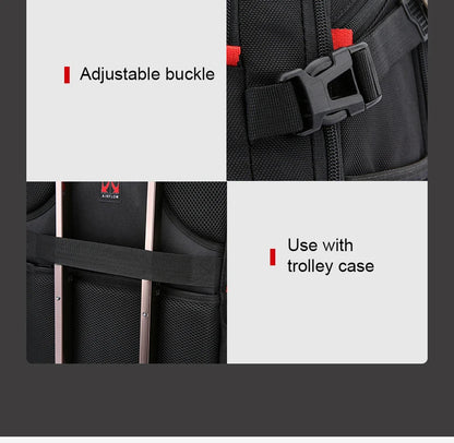 Wasserdichte 20-Zoll-Laptop-Rucksäcke USB-Lade Schultasche Diebstahlsicherer Herren-Rucksack Reiserucksack Männlicher Mochila Hohe Kapazität.