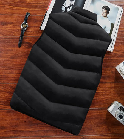 Spring Fashion Mens Jacket Sleeveless Vest Thermal Soft Vests Casual Coats Male Cotton Mens Vest Men Thicken Waistcoat 8Xl.