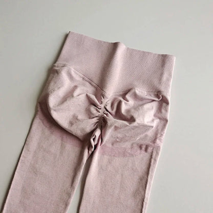 Nahtlose Damen-Leggings mit hoher Taille, schnell trocknend, elastisch, für Yoga, Fitness, Fitnessstudio, Jogginghose, Push-up-Leggings, Sportbekleidung