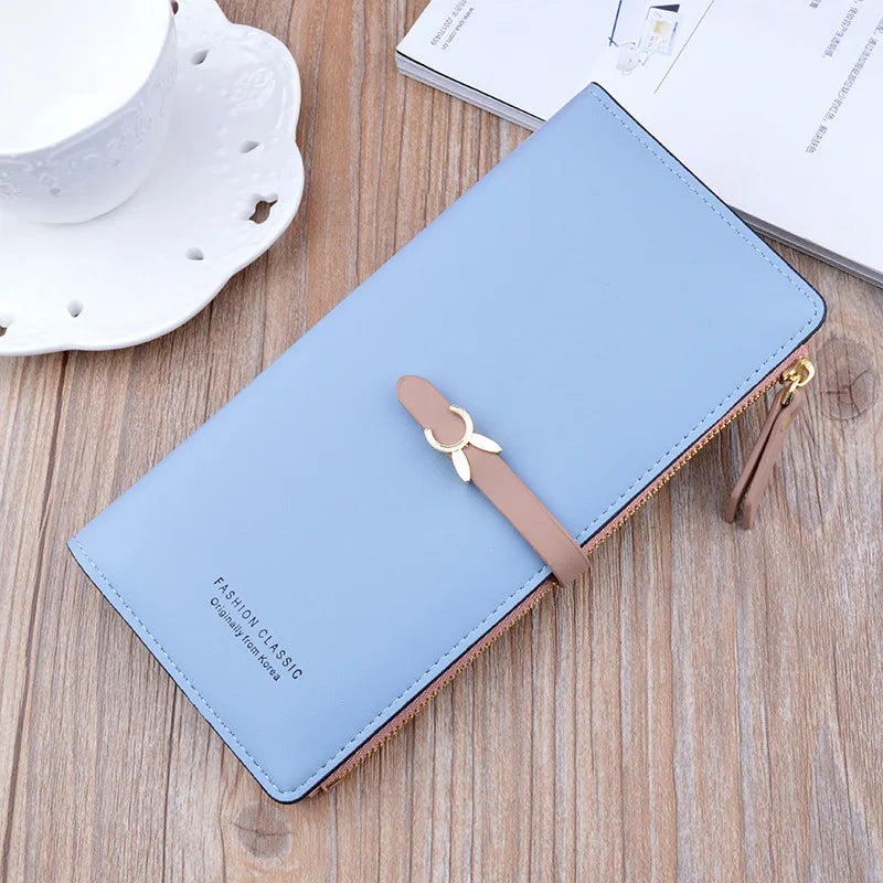 New Trends Wallets Women Luxury Brand Design Long Wallet Zipper Purses Female Short Coin Purse Credit Card Holder.