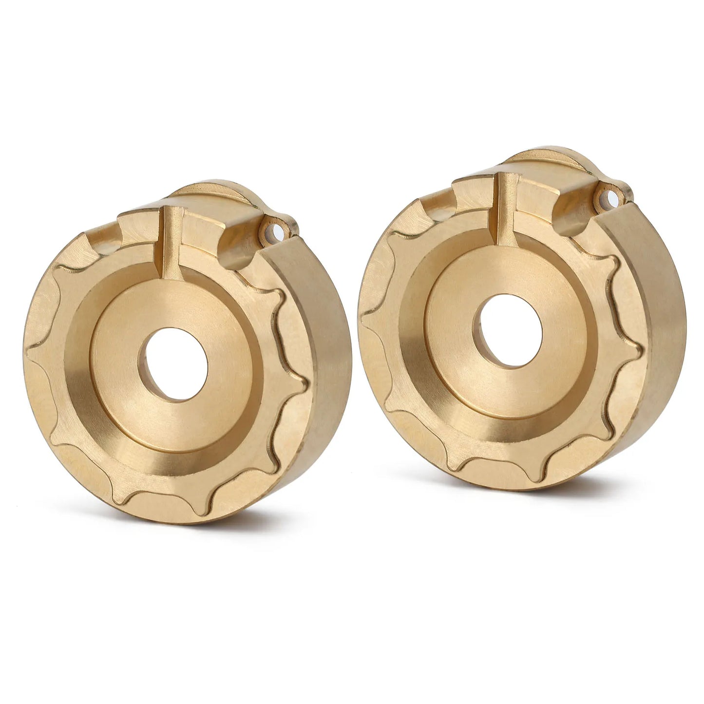 INJORA Heavy Brass Counterweight Portal Drive Housing Bumper Holder Axle Mount for RC Crawler TRX4 TRX-4 TRX6 Upgrade Parts