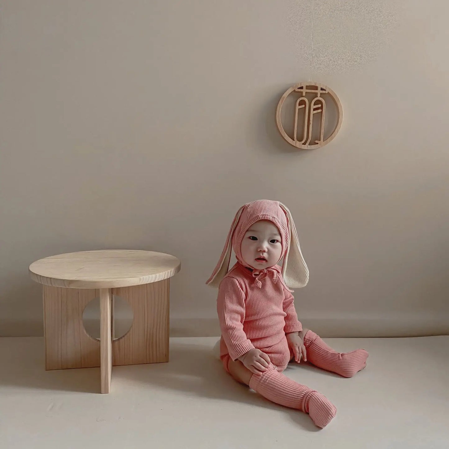 4PCS Sommer Infant Neugeborenes Baby Jungen Mädchen Bodys Niedlichen Hasen Ohr Bodys Hut und Schwänze Baby Kleidung Overall Outfits