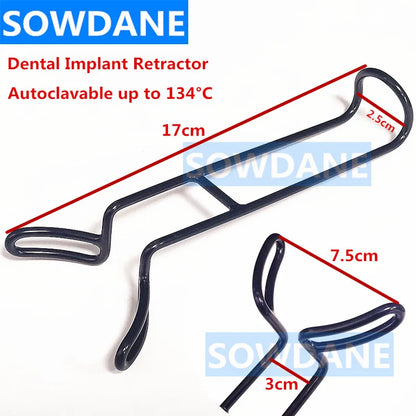 1 piece Dental Implant Lip & Cheek Retractor Orthodontic Surgical Mouth Opener Instrument Autoclavable Stainless Steel.