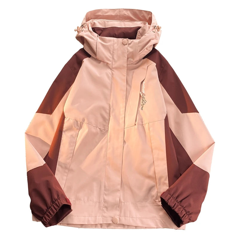 ANSZKTN Sports Men Women  Hardshell Graphite Warm Windproof Anti-fouling Sportswear Outdoor Jacket.