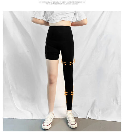 BIVIGAOS Micro Pressure Sharkskin Leggings Women Black Fitness Shaping Hip Lifting Leggings Skinny Slim Sport Workout Leggings.