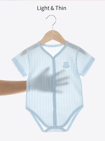Neugeborenen Baby Bodys für Jungen Mädchen Sommer Dünne Outwear Casual Kurzarm Kleinkind Kinder Overalls Kinder Kleidung.