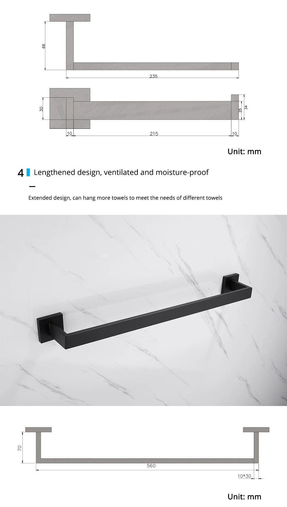 Mattschwarz Badezimmer Hardware Set Kit Zubehör Wandregal Handtuchhalter Rack Schiene Robe Aufhänger Toilettenbürste Rollenpapierhalter Schüssel