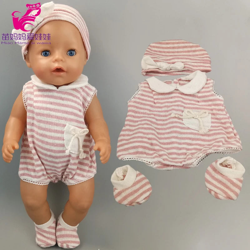 40 cm reborn baby doll bathrobe for 17 inch bebe doll clothes children gift toys wear