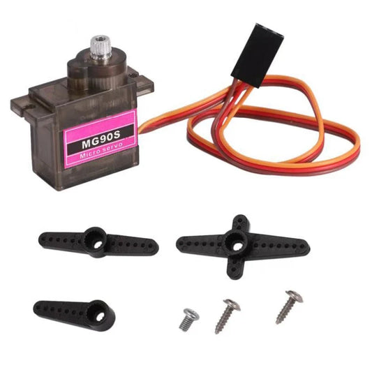 5/10/20PCS MG90S Metal Gear RC Micro Servo 180°/360° 13.4g Motor for RC Helicopter Car Boat Model Toy Control.