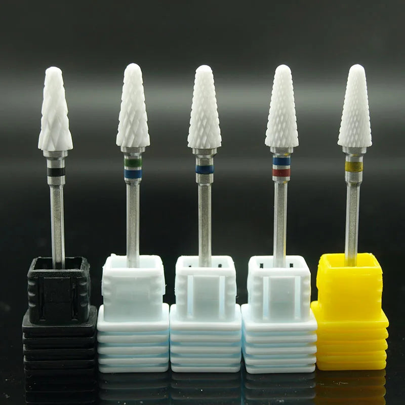 EasyNail 1pcs  Mill Ceramic Nail Drill Bits For Electric Manicure Machines Pedicure Nail Art Salon Polish Tools M0610.