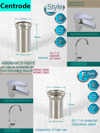 Kitchen faucet faucet fixed foot big foot screw extension nut wash basin thick countertop screw fixing seat repair accessories