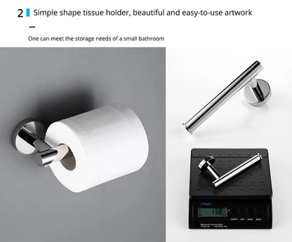 BagnoLux Edelstahl Chrom Schöne Wand Haken Wc Papier Halter Handtuch Ring Bar Selbst-Adhesive Bad Zubehör