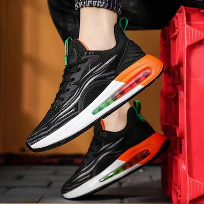 Y 39-44 Men's New Air-cushioned Mesh Casual Shoes with Thick Soles to Increase the Height of Running Sneakers