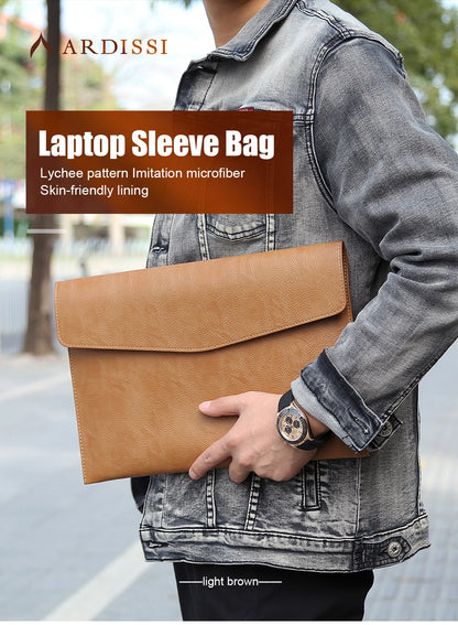 Sleeve Case for ( MacBook Mac Book iPad ) Air M1 M2 Pro 13 3 13.6 14 2 12 9 Inch Cover Bag Leather Men's Folder 2022 2021 2020.