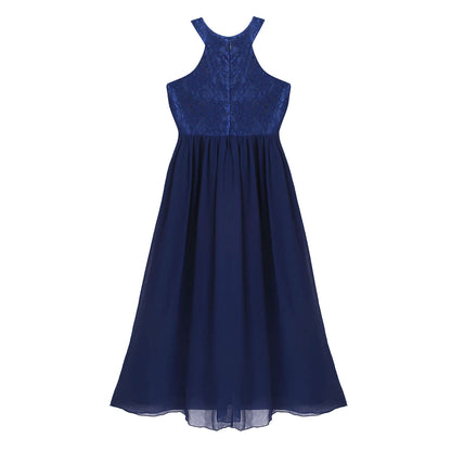 Iiniim Teen Mädchen Ärmellose Pailletten Floral Spitze Glänzenden Kleid Vestido de festa für Hochzeit Formale Geburtstag Party Sommer Kleider